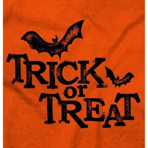 Happy Halloween Trick or Treat Bats Graphic T Shirt Men or Women Brisco Brands - 1 of 4