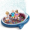 Jasonwell 71-Inch Inflatable Kiddie Pool Sprinkler - 3-in-1 Shark Ball Pit & Wading Pool, Outdoor Water Toy for Boys, Girls & Dogs, Multicolor - 3 of 4