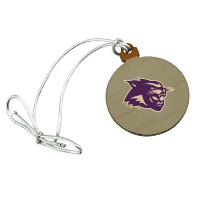 Abilene Christian Secondary Logo Mini Small Tiny Wood Christmas Tree Holiday Ornament