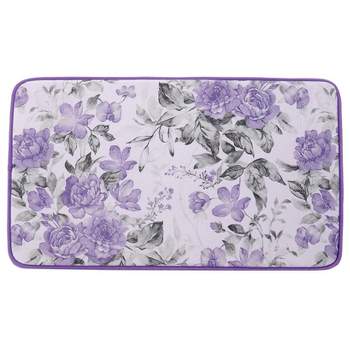 The Lakeside Collection Birmingham Floral Bath Collection - Rug