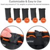 BodySport 1lb - 10lb Adjustable Wrist and Ankle Cuff Weights Pair for Yoga, Dance, Running, Cardio, Aerobics, Toning and Physical Therapy - 3 of 4