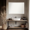 Amanti Art Incline Non-Beveled Wood Framed Bathroom Vanity Wall Mirror - 4 of 4