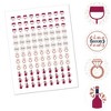 Big Dot of Happiness Vino Before Vows - Winery Bridal Shower or Bachelorette Round Candy Sticker Favors - Labels Fits Chocolate Candy (1 sheet of 108) - 2 of 4