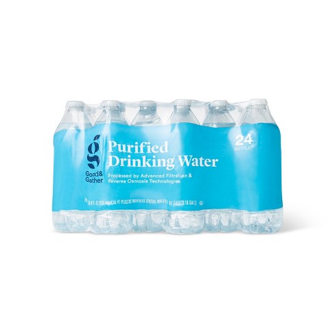 Purified Drinking Water - 24pk/16.9 Fl Oz Bottles - Good & Gather™ : Target