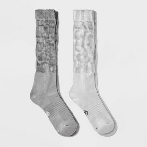 Women's Cushioned Scrunch 2pk Athletic Crew Socks - All In Motion™ 4-10 - 1 of 4