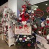 SEVOBAL Party Decor North Pole Trading Company Wall Sign Iron Wood Classic Holiday Style for Christmas Decoration, White Red, 27"*19"*3.8" - 3 of 4