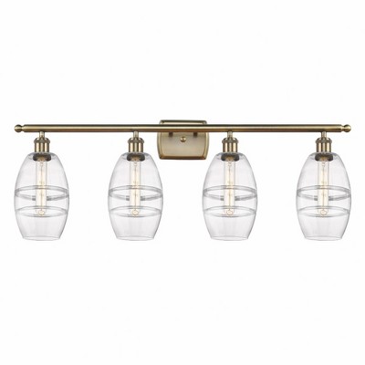 Vaz - 4 Light Bath Vanity In Industrial Style-9.13 Inches Tall and 35.88 Inches Wide
