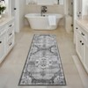Vintage Oriental Distressed Rug Machine Washable Rug Non Slip Rug - 2 of 4