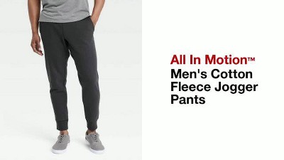 Men's Cotton Fleece Jogger Pants - All In Motion™