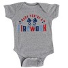 The Juniper Shop Baby You're A Firework Stars Baby Short Sleeve Bodysuit - 2 of 4