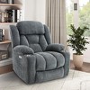 GlasFlength Accent Chairs Modern with Comfortable Seating for Living Room or Lounge Area Gray,40”*36.2”*43.7" - 3 of 4