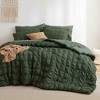 BAGOKIE 7 Pieces Plaid Bed in a Bag Comforter Set for All Season - 2 of 4