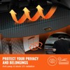 VEVOR Retractable Cargo Cover, Upgraded Waterproof Trunk Cover Security Shield Shade for Jeep Grand Cherokee 2 Row 2022-2024, Black - 4 of 4
