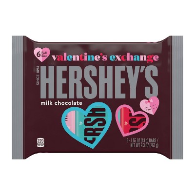 Hershey's Valentine's Day Milk Chocolate Exchange - 9.3oz/6pk