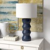 Hudson and Canal 27" Tall Ceramic Table Lamp with Fabric Shade - 3 of 4