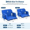 Coucheta Wide Stadium Seats for Bleachers with Back Support, 6-Position Adjustable Bleacher Chairs with Armrests, Cup Holder & Thick Cushion - 2 of 4