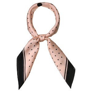 INSPIRE CHIC Women's Polka Dot Square Neckerchief Headband 27.56*27.56 inches(L*W) - 1 of 4
