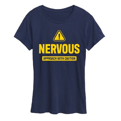 Women's - Instant Message - Nervous Short Sleeve Graphic T-Shirt