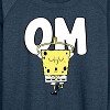 Women's - SpongeBob SquarePants - Yoga Pose Lightweight French Terry Wide Neck Long Sleeve Shirt - 2 of 4