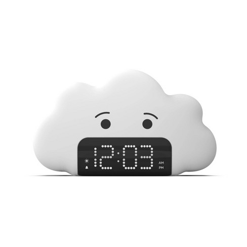 Kids' Wake up Light Alarm Cloud Clock White - Capello - image 1 of 3