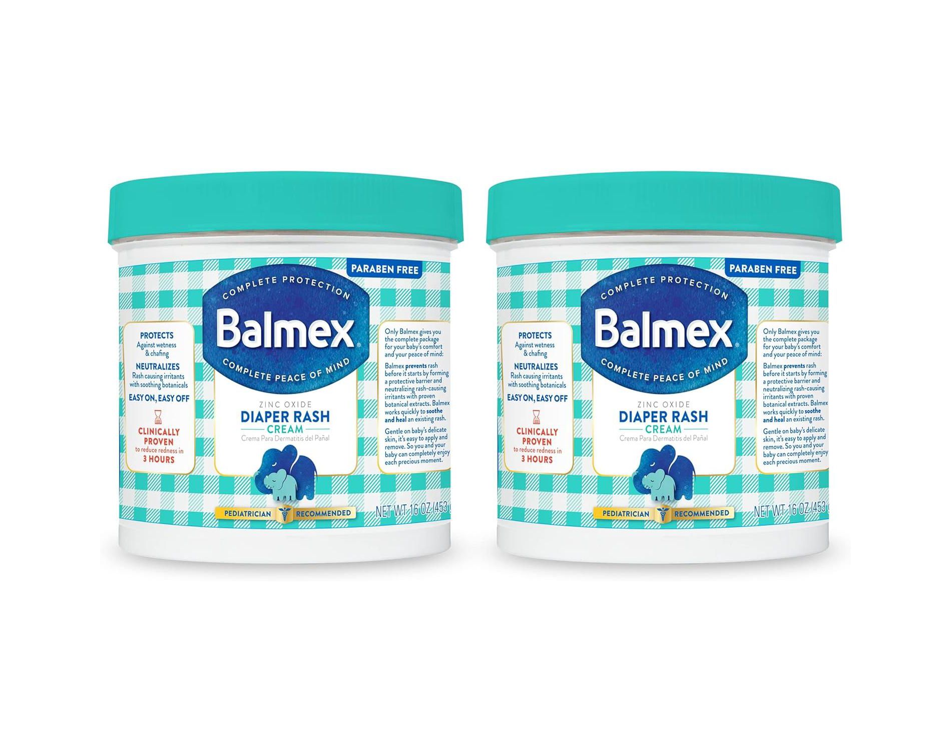 Balmex Complete Zinc Oxide Protection Diaper Rash Cream, 16 Oz