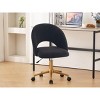 LOVMOR Upholstered Home Office Chair - 3 of 4