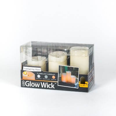 Inglow Flameless Candles Target, Inglow Outdoor Flameless Candles With Timer