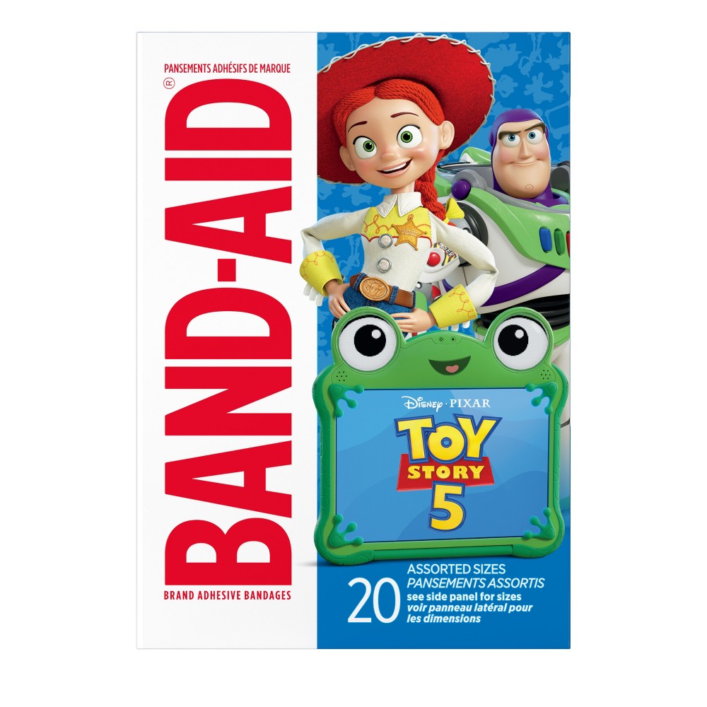 Band-Aid Brand Adhesive Bandages - Disney and Pixar Toy Story 5 - Assorted Sizes - 20ct