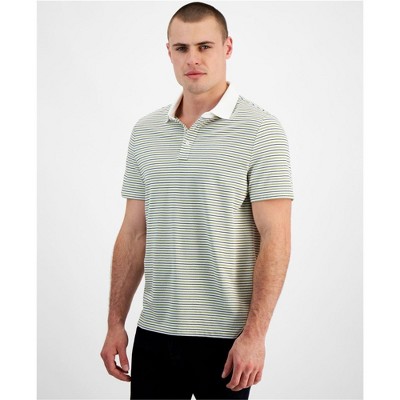 Michael Kors Mens Striped Polo Shirt