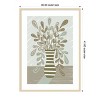 Amanti Art Beige Table Top by Martina  Wood Framed Wall Art Print - 4 of 4