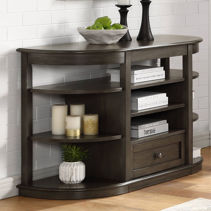 Lusk Wooden Sofa Table Gray - HOMES: Inside + Out, 3 of 7
