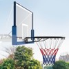 Costway 18" Basketball Rim with Double Springs & All Weather Net for Indoor & Outdoor Black/Orange - 2 of 4