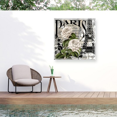 Trademark Fine Art - Color Bakery Paris Blanc II Matted Framed Art