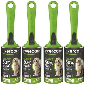 Evercare All Purpose Pet Giant Extreme Stick Lint Roller, 60 Sheets,4 Pack - 1 of 4