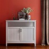 LunaLulinlk Kitchen storage sideboard and buffet server cabinet-White - 2 of 4