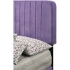 Passion Furniture Lodi Velvet UpholsteChannel Tufted Twin Panel Bed - 4 of 4
