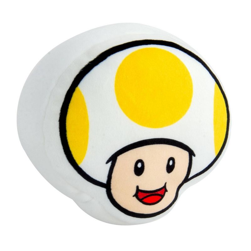 Nintendo Club Mocchi Mocchi Junior 6&#34; Plush - Super Mario Toad Yellow, 3 of 4