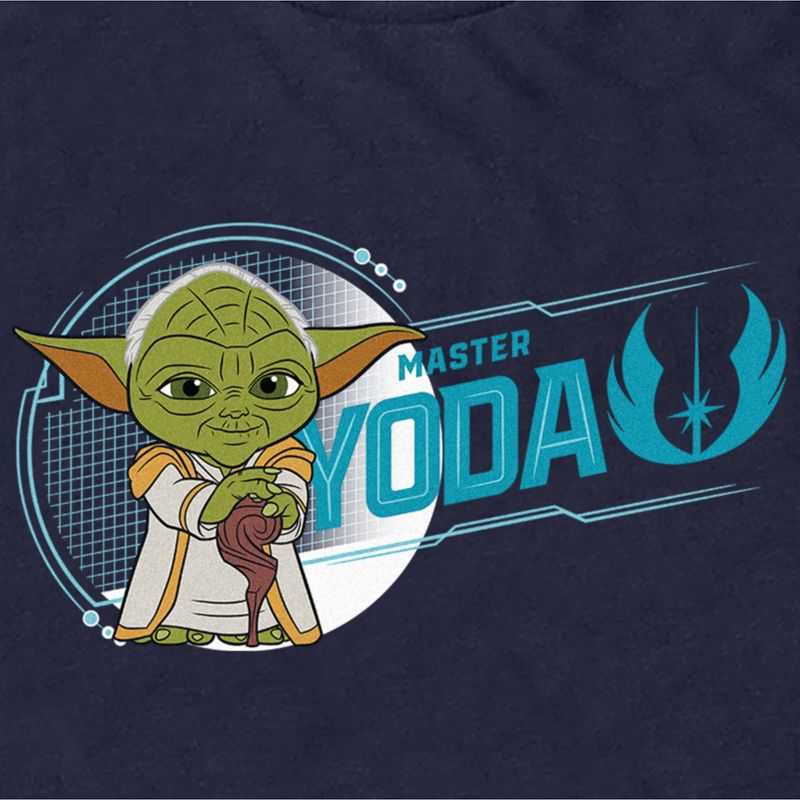 Men's Star Wars: Young Jedi Adventures Master Yoda Portrait T-Shirt, 2 of 6
