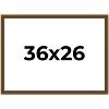 PosterPalooza | Flat Gold Picture Frame - UV Acrylic, Backing Board, Hanging Hardware Included - 2 of 4