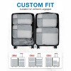 Compression Packing Cubes for Travel, 6 Set Travel Packing Cubes for Carry on Suitcases - 3 of 4