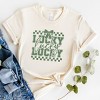 Simply Sage Market Lucky Stacked Coquette Short Sleeve Tee - 3 of 4