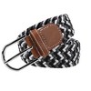 INSPIRE CHIC Canvas Elastic Fabric Woven Stretch Multicolored Braided Belts - 2 of 4