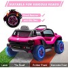 12V Licensed Volkswagen Kids Ride-On Car, Electric Toy with Parent Remote Control, LED Lights, Bluetooth, MP3 Player, Battery-Powered Vehicle - 3 of 4