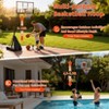 Garvee Basketball Hoop Outdoor Portable 48 Inch Backboard, 4.92-10ft Quickly Adjustable Basketball Goal System with Wheels for Court/Backyard/Driveway - 2 of 4