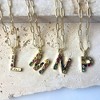 Adornia 14k Gold Plated Funky Initial Paperclip Chain Necklace - 2 of 3