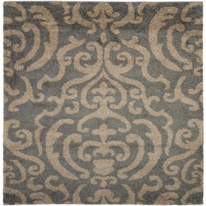 Florida Shag SG462 Power Loomed Area Rug  - Safavieh - 1 of 4