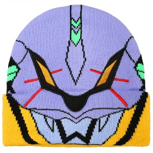 Evangelion Neon Genesis Unit 01 Big Face Beanie - 1 of 1