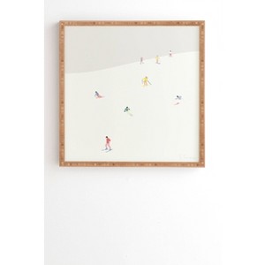 Swen Swenson Skibakken Bamboo Framed Wall Art - Deny Designs - 1 of 3