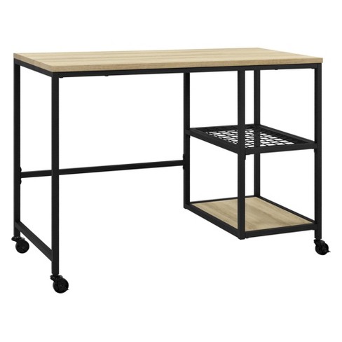 Elias Computer Desk Golden Oak Room Joy Target