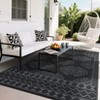 Outdoor Rug Vintage Carpet Waterproof Plastic Straw Rug UV-Resistant Reversible Mat for Camping RV Porch Deck Balcony Beach - 3 of 4